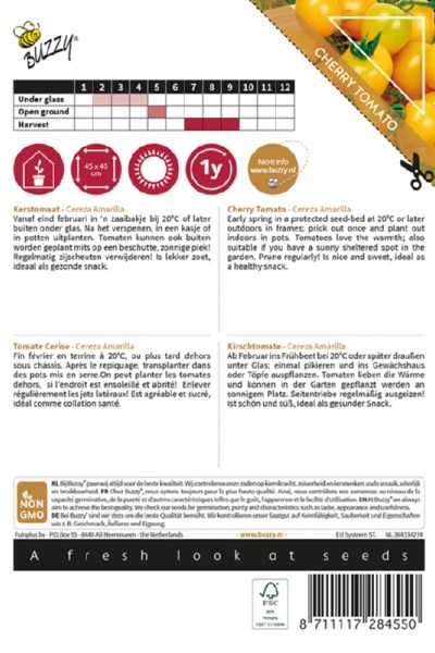 Paradajky cherry žlté, Cereza Amarilla,