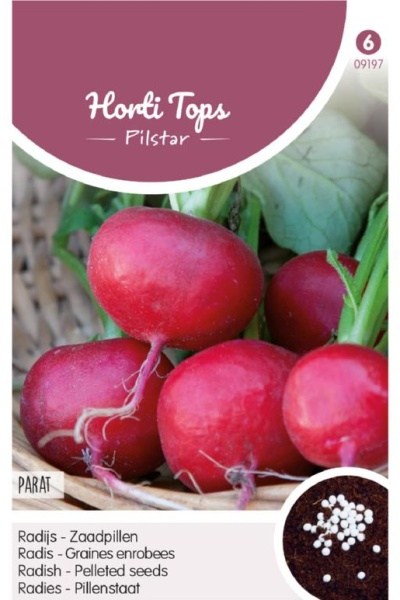 Peletované semená reďkovky, semená reďkovky, peletované semená, 