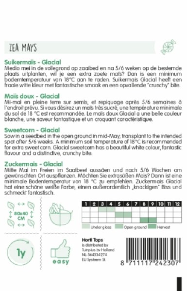 semená kukurica, sladká kukurica, supersladká kukurica