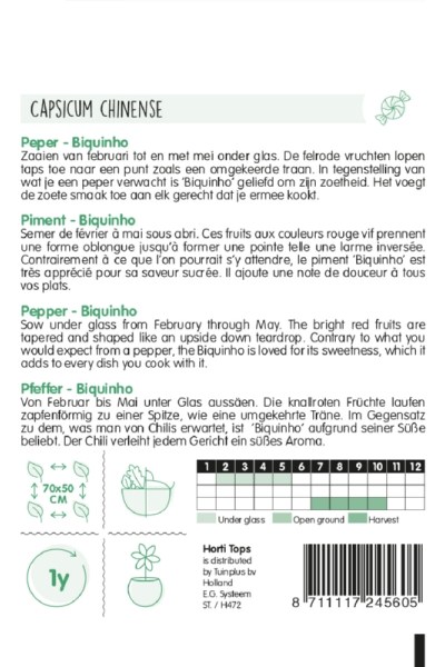 Semená papriky,  paprika štipľavá, paprika sladká, semená Biquinho, srdiečková paprika, papirka v tvare slzy,